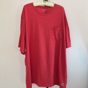 Reebok Big mens 4x  pocket tee shirt